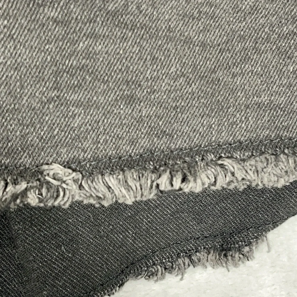 Signature Levi Strauss‎ & Co. Black/Gray Heritage High Rise Denim Jean Shorts 14